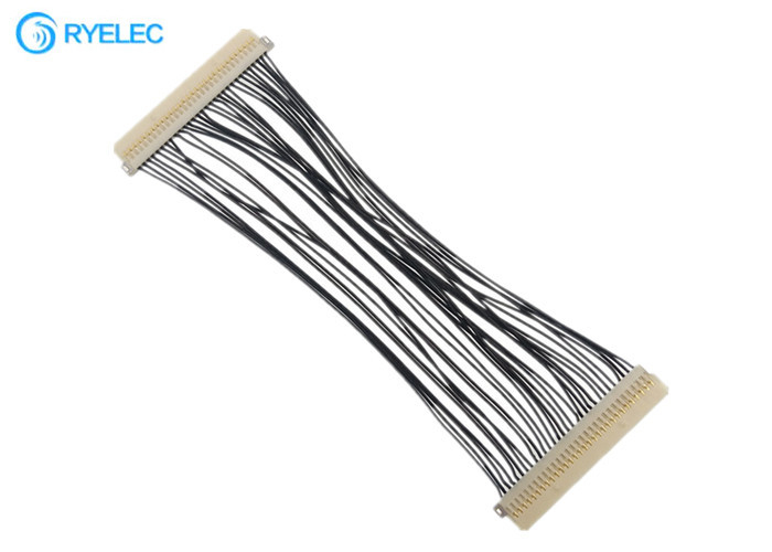 Câble DF19G - lancement de câble de 30 bornes Lvds de 30S  1.0mm à DF19G-30S pour la TV/DVD avec 30awg
