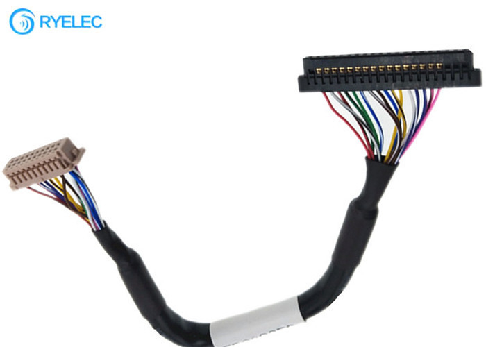 Paires torsadées 20pin JAE FI-S20S au câble d'affichage à cristaux liquides de 20P heures DF13-20DS-1.25C 1.25MM LVDS pour le moniteur