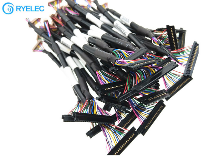 Paires torsadées 20pin JAE FI-S20S au câble d'affichage à cristaux liquides de 20P heures DF13-20DS-1.25C 1.25MM LVDS pour le moniteur
