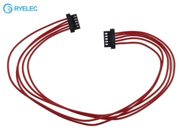 DF52-5P-0.8C  DF52-2832PCF a serti par replis 5 le harnais de fil du câble 32AWG de  de connecteur mâle