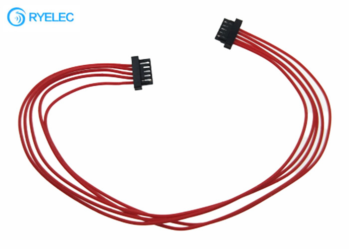 DF52-5P-0.8C  DF52-2832PCF a serti par replis 5 le harnais de fil du câble 32AWG de  de connecteur mâle