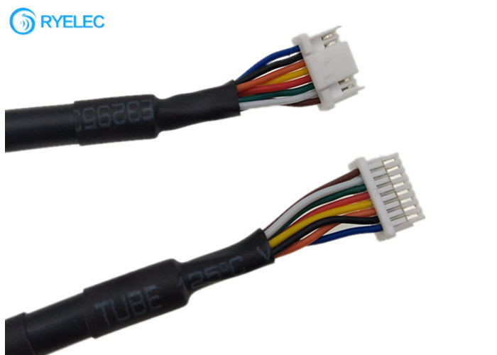 Femelle imperméable du bâti M16 de panneau avec le câble de la série 1.0mm JST 8P NSHR-08V-S 28AWG de NSH