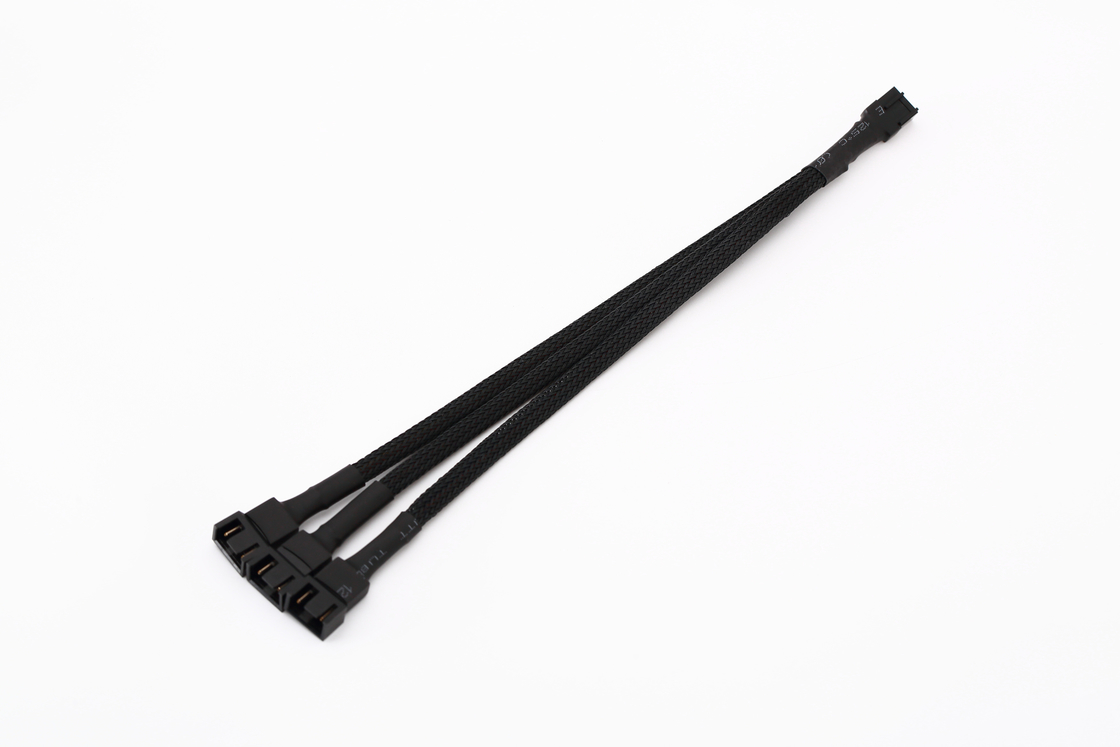 1 à 3 façons Splitter à manche 4 broches Pwm Connecteur d'ordinateur Cable d'extension de ventilateur 4p Un point trois
