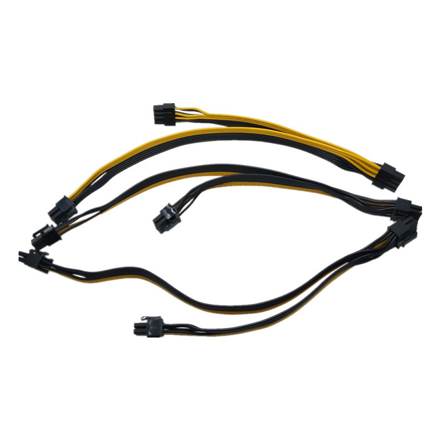 30cm 8 tension du cable électrique de carte graphique de gpu de goupille 600V