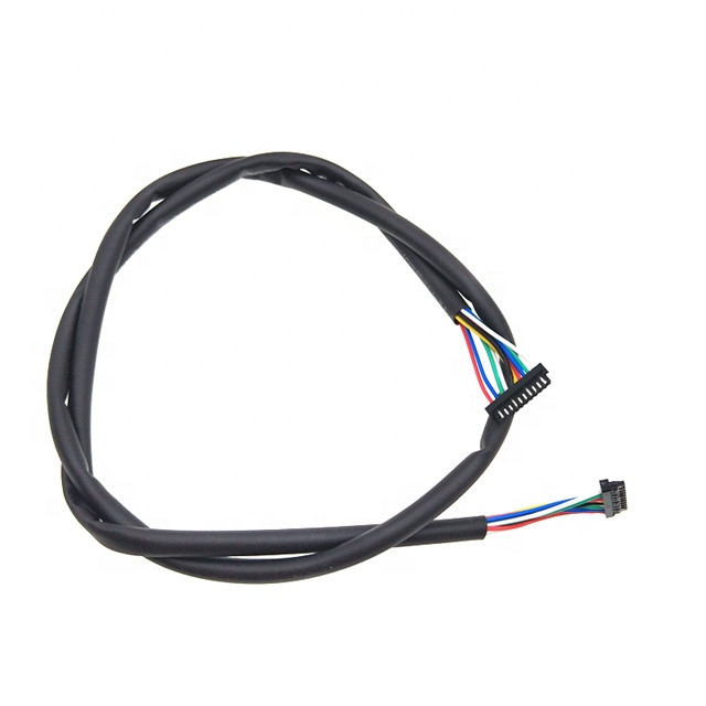 Câble fait sur commande de PVC de Pin DF52-10P-0.8C  du lancement 10 du harnais 0.8mm d'A.W.G. Ul1571 32