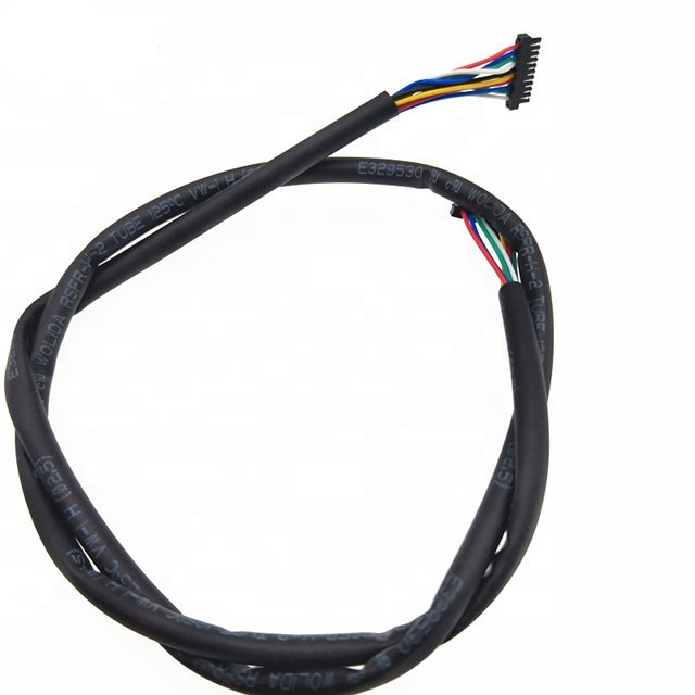 Câble fait sur commande de PVC de Pin DF52-10P-0.8C  du lancement 10 du harnais 0.8mm d'A.W.G. Ul1571 32