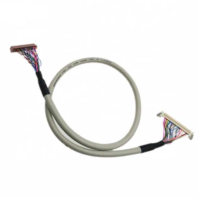 30pin Jae Fi-X30hl au câble de Lvds du bouclier 30v de 40pin heures Df13-40p 20276 pour le panneau d'écran d'affichage à cristaux liquides