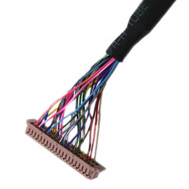 30pin Jae Fi-X30hl au câble de Lvds du bouclier 30v de 40pin heures Df13-40p 20276 pour le panneau d'écran d'affichage à cristaux liquides