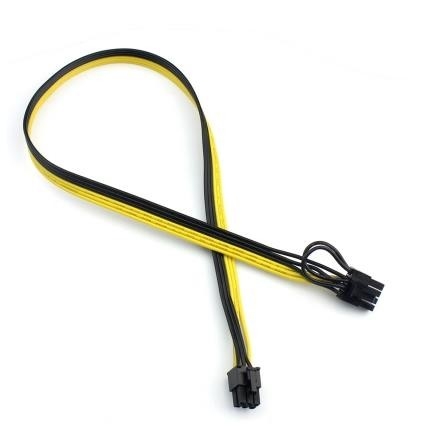 6P à 8P Plaque de conversion de puissance du serveur Module graphique Câble de ligne 50CM/18AWG/16AWG Longueur 70cm/Connecteur personnalisé Molex