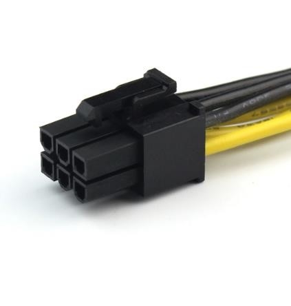 6P à 8P Plaque de conversion de puissance du serveur Module graphique Câble de ligne 50CM/18AWG/16AWG Longueur 70cm/Connecteur personnalisé Molex