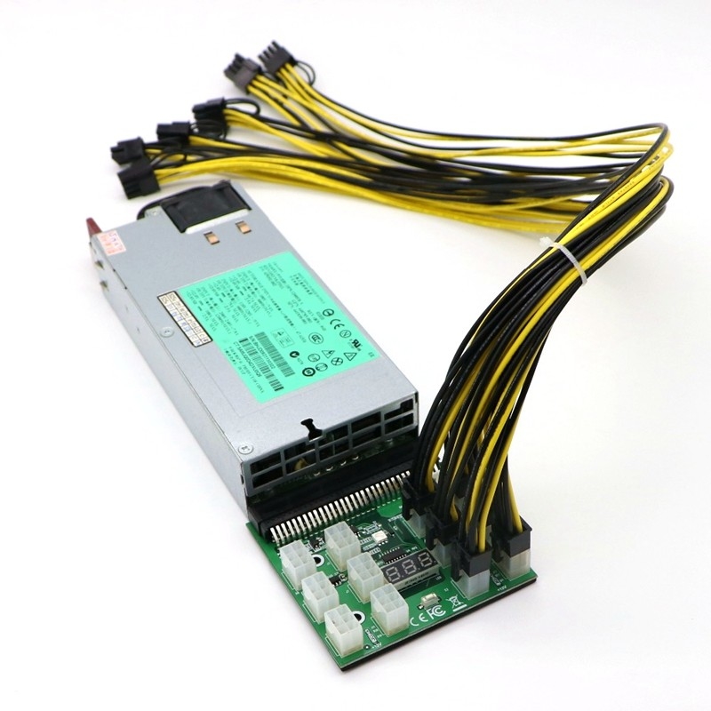 MÂLE de 16AWG 6PIN au cable électrique de PCI E du MÂLE 8PIN pour la carte graphique
