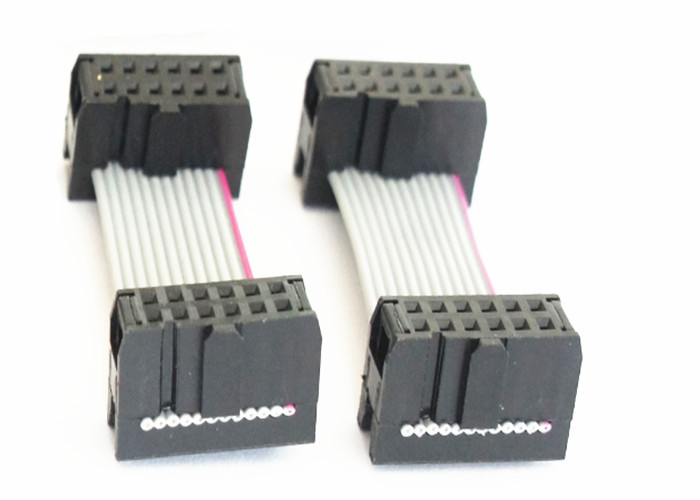 Assemblée plate de câble plat du lancement IDC de 1.27mm avec le