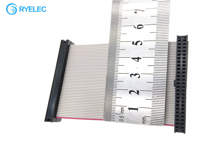 50 Assemblée plate de câble plat de la borne 1mm avec le connecteur